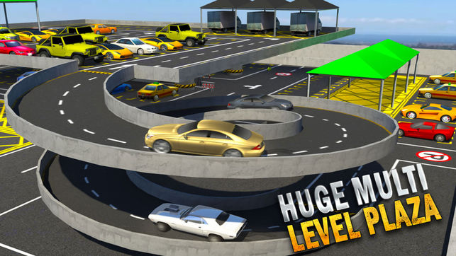 多级停车场：驾驶学校游戏 Multi-storey valet parking game