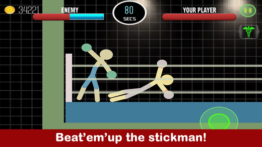 Stickman战斗拳击物理游戏