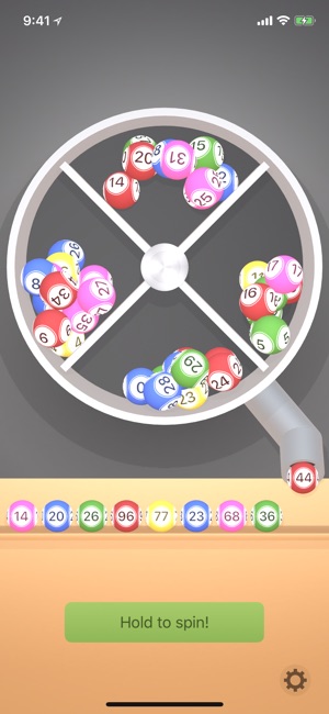 Lotto Machine — Random Number Generator w/ Physics