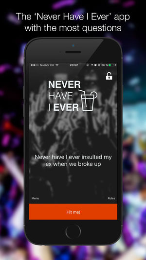 Never Have I Ever - Party drinking game