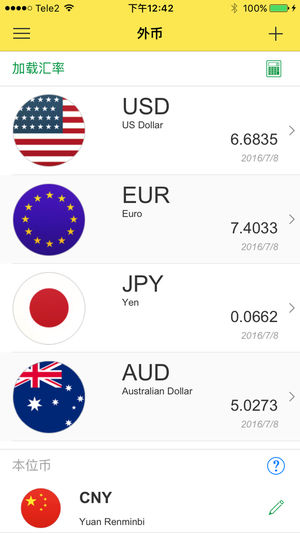 外币: 汇率, 简单汇率换算兑换工具, 外幣匯率快速換算 (日元, 欧元, 美元), 即时汇率