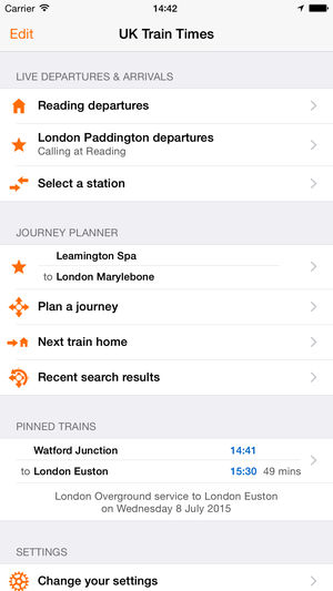UK Train Times