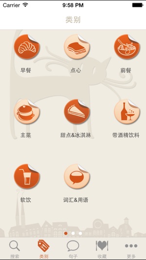 法餐一点通 - 专业法国美食用语词库英、德、意、中、荷五国翻译大全 (Bon appétit)