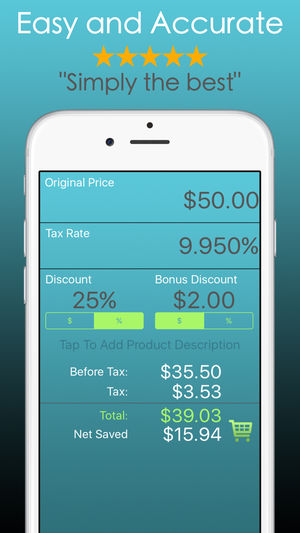 Discount Calculator - Sale Price Check Tax Percent