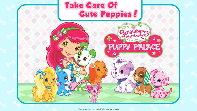 草莓甜心狗狗乐园 – 宠物沙龙和装扮 (Strawberry Shortcake Puppy Palace)