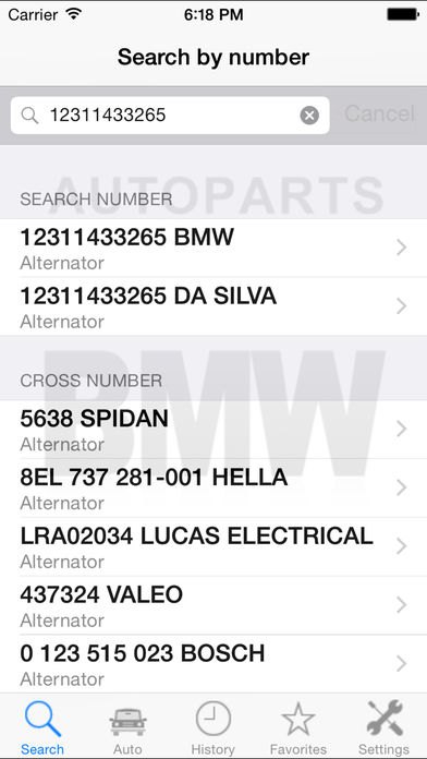 Autoparts for BMW