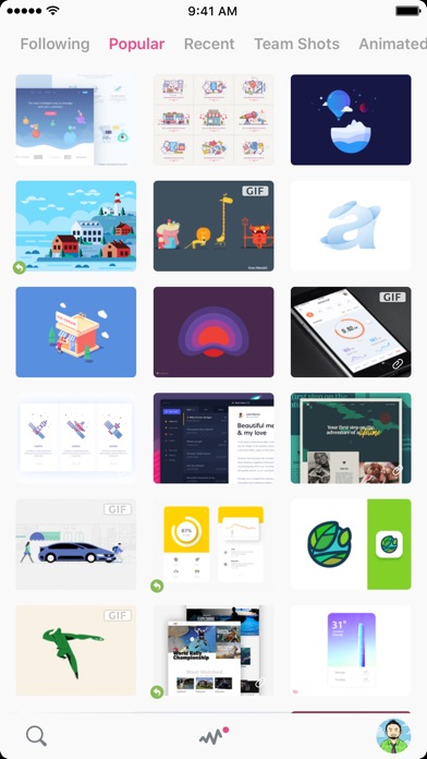 ZEEEN - Dribbble client -