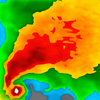 气象雷达 – 灾害性天气预测飓雨量图